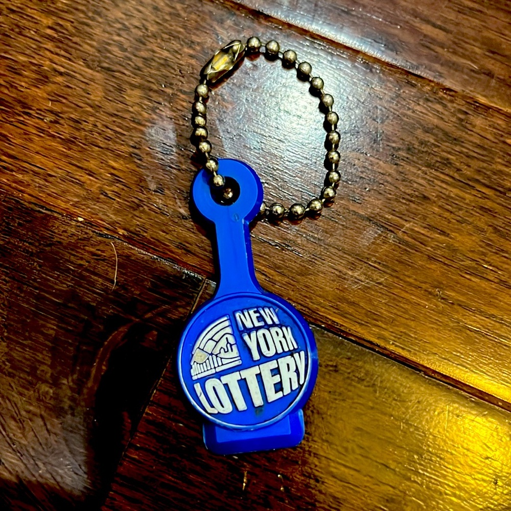 New York lottery keychain
